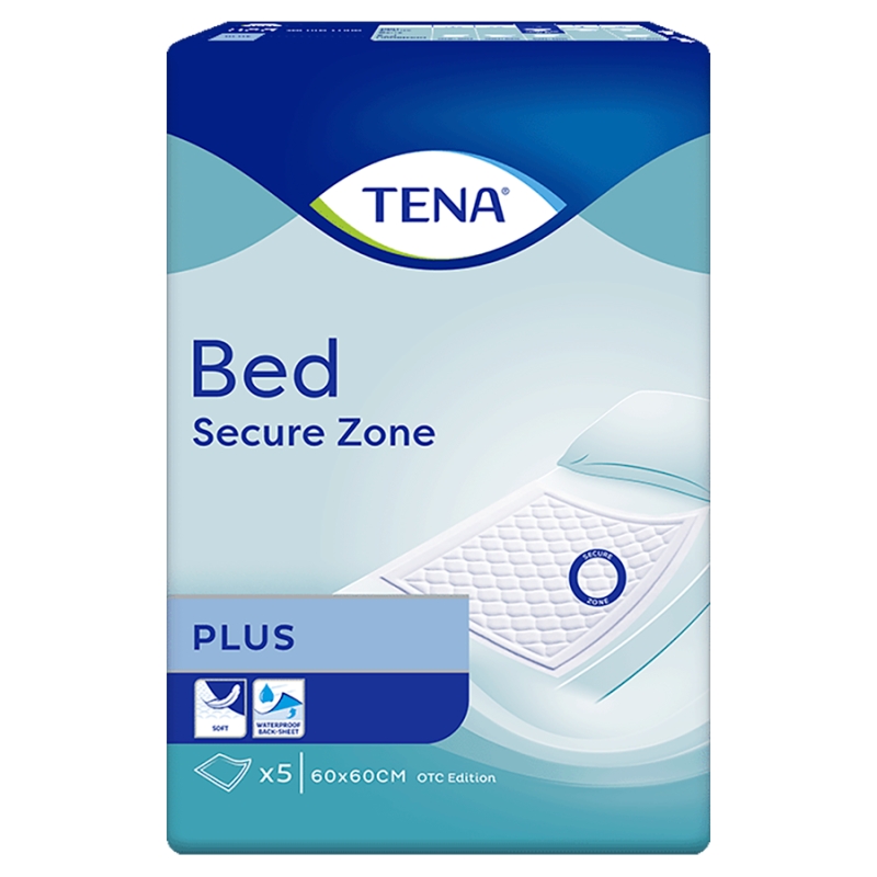 Tena Bed Plus  podkłady chłonne 60 x 60 cm, 5 szt.