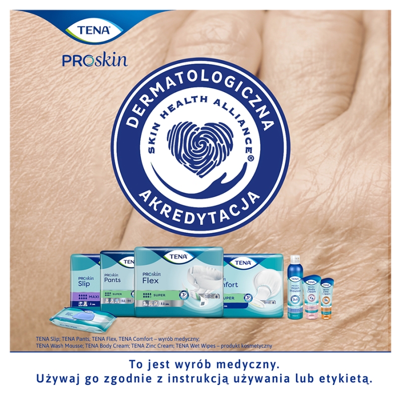 Tena Skin Cream, krem nawilżający z witaminą E, 150 ml