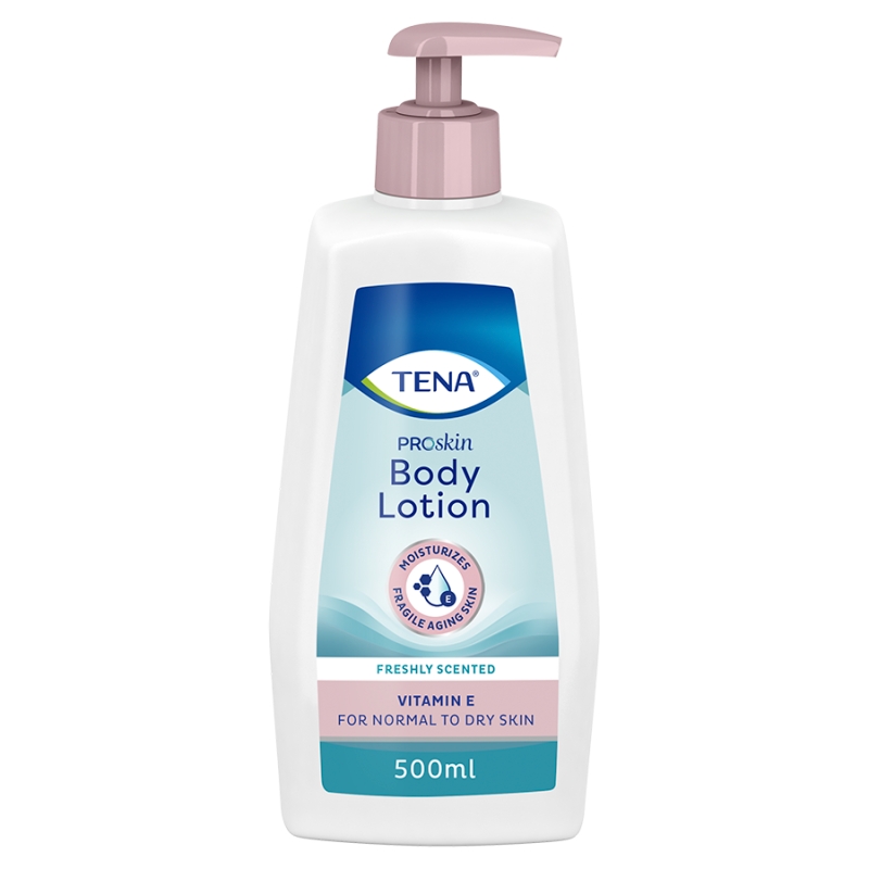 TENA SKIN LOTION  balsam nawilżający do ciała z witaminą E, 500 ml
