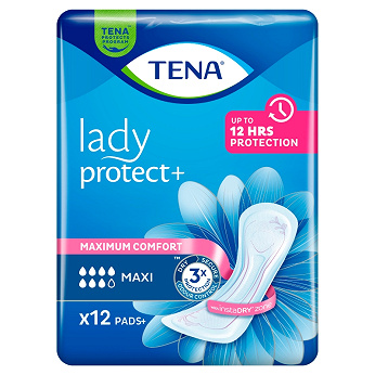 Tena Lady Maxi, wkładki anatomiczne, 12 szt.