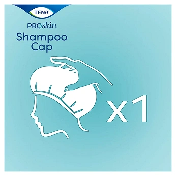 TENA Shampoo Cap,  czepek do mycia włosów, 1 szt.