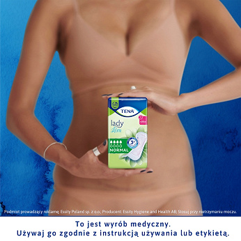 Tena Lady Slim Normal, wkładki anatomiczne, 12 szt.