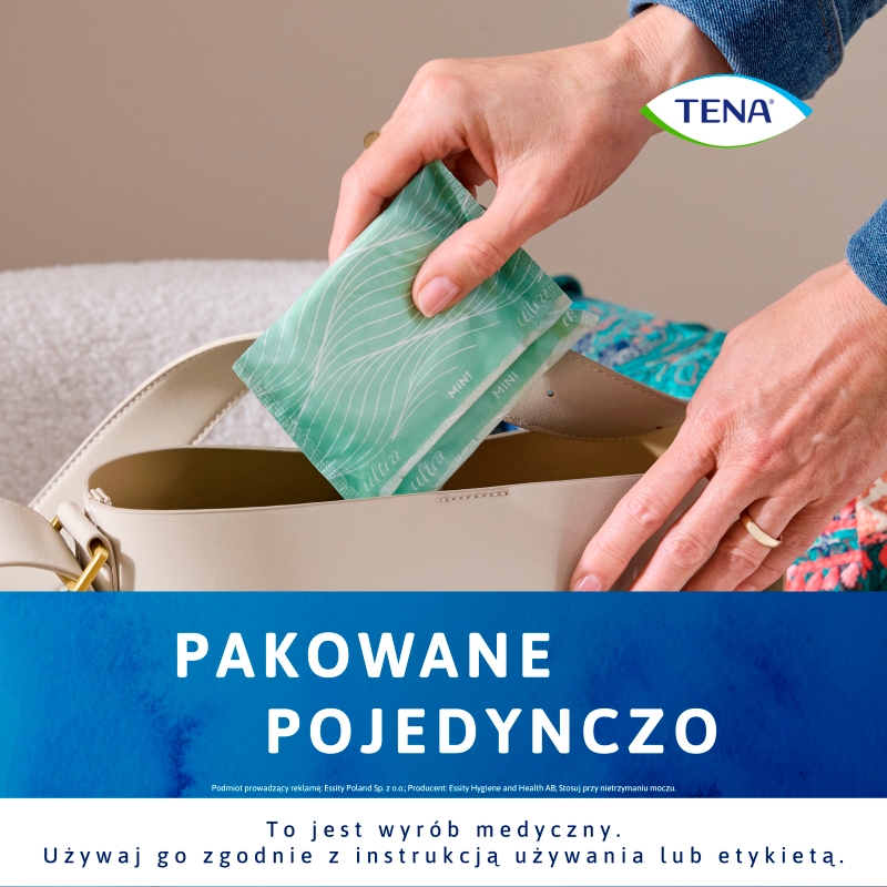 Tena Lady Slim Mini Plus , wkładki anatomiczne na nietrzymanie moczu, 16 szt.