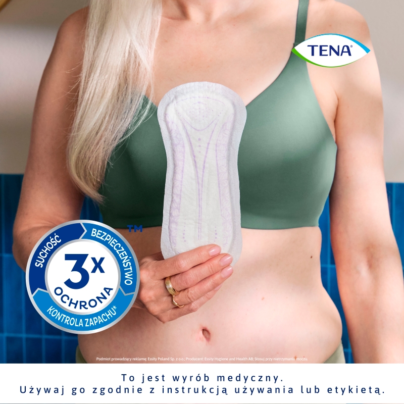 Tena Lady Slim Mini Plus , wkładki anatomiczne na nietrzymanie moczu, 16 szt.