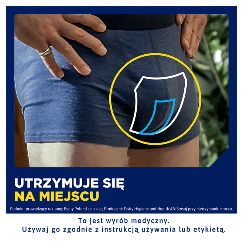 Tena Men Active Fit Extra Light, wkładki anatomiczne dla mężczyzn, 14 szt.