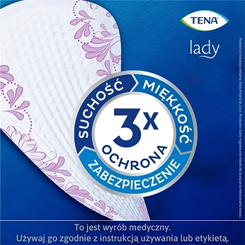 Tena Lady Slim Ultra Mini Plus, wkładki anatomiczne, 24 szt.