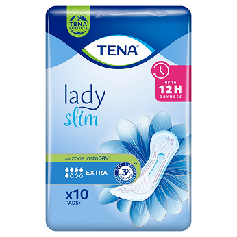 Tena Lady Slim Extra , wkładki anatomiczne, 10 szt.