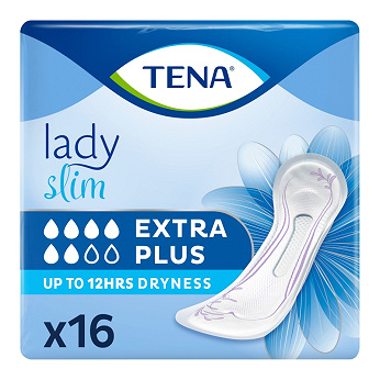 Tena Lady Slim Extra Plus, wkładki anatomiczne, 16 szt.