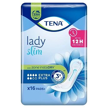 Tena Lady Slim Extra Plus, wkładki anatomiczne, 16 szt.