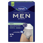 TENA Men Pants  majtki chłonne Normal Grey  S/M,  30 szt.