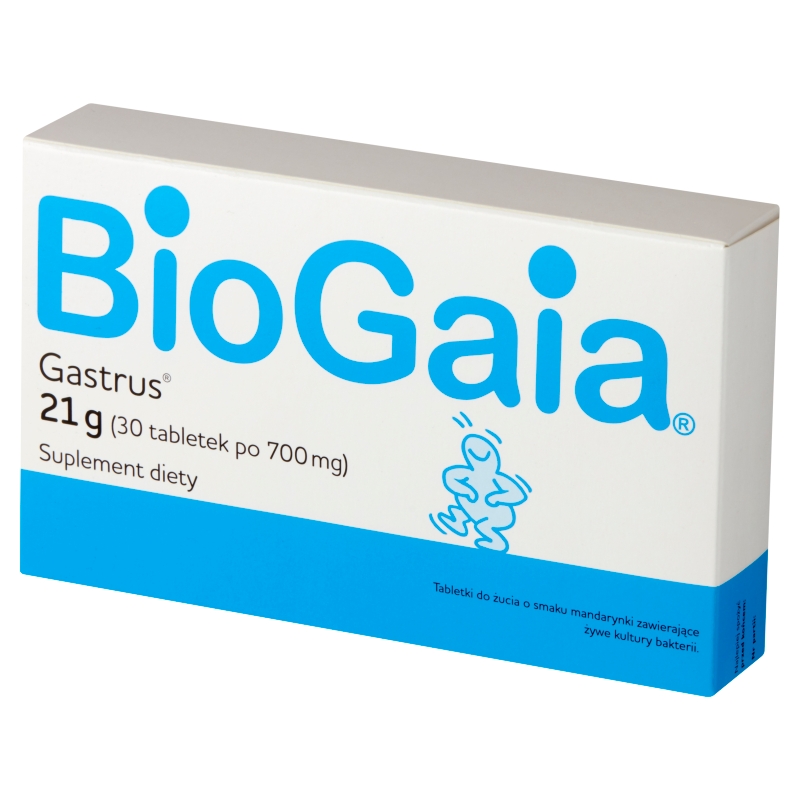 BioGaia Gastrus, kapsułki o smaku mandarynki, 30 szt.
