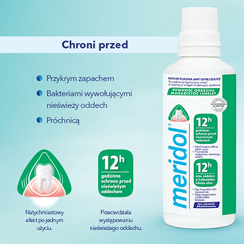 Meridol Halitosis płyn, płyn do płukania jamy ustnej, 400 ml