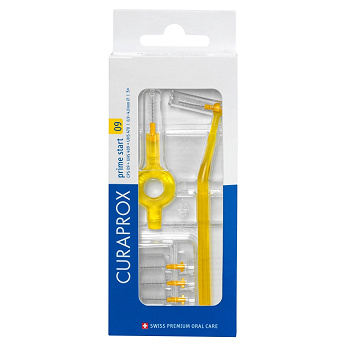 Curaprox CPS 09 Prime Start, szczoteczki międzyzębowe – 5 szt. + uchwyt UHS 470 – 1 szt + uchwyt UHS 409 – 1 szt.