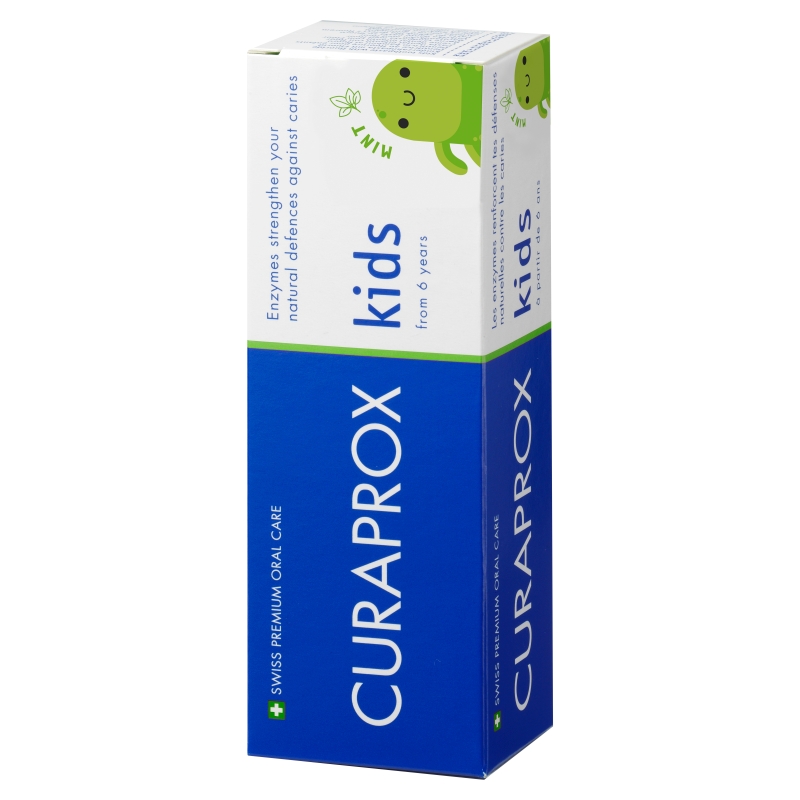 Curaprox kids, pasta do zębów dla dzieci o smaku miętowym, 60 ml