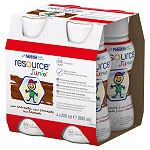 Resource Junior czekoladowy, 4 x 200 ml