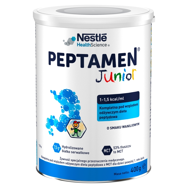 Peptamen Junior proszek odżywczy dla dzieci o smaku waniliowym, 400 g