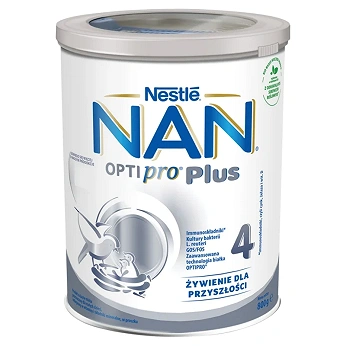 NAN OptiPro Plus 4, mleko modyfikowane następne dla dzieci powyżej 2 roku życia, 800 g