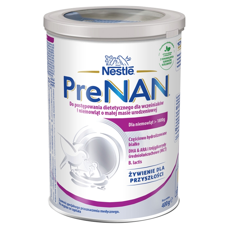 PreNAN, mleko modyfikowane w proszku dla wcześniaków, 400 g
