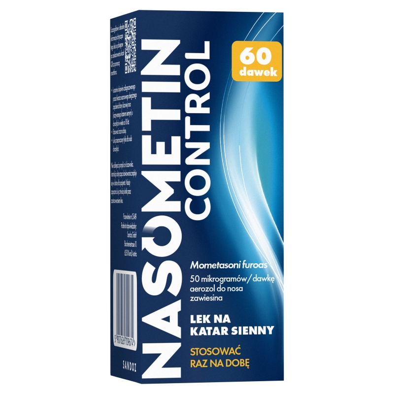 Nasometin Control aerozol na alergiczne zapalenie błony śluzowej nosa, 60 dawek