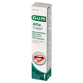 SUNSTAR GUM Afta Clear, żel do ust, 10 ml