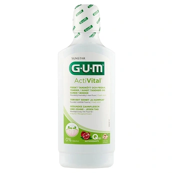 SUNSTAR GUM ActiVital, płyn do płukania jamy ustnej, 500 ml