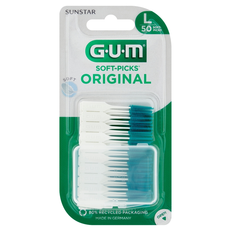 SUNSTAR GUM SOFT-PICKS Original szczoteczki międzyzębowe duże, 50 szt.
