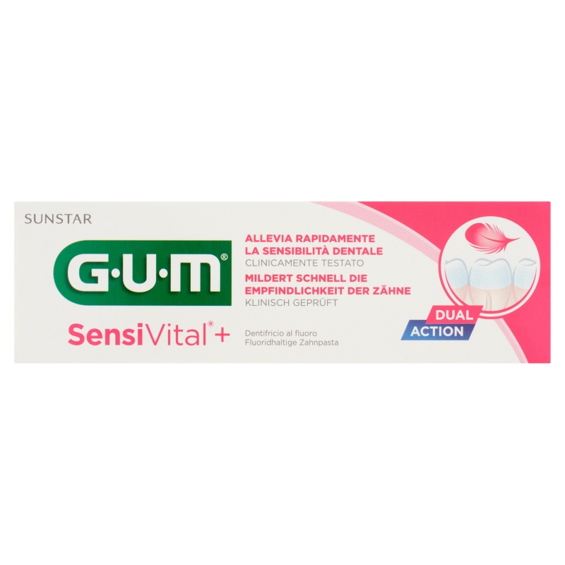 SUNSTAR GUM SensiVital+, pasta do zębów wrażliwych, 75 ml