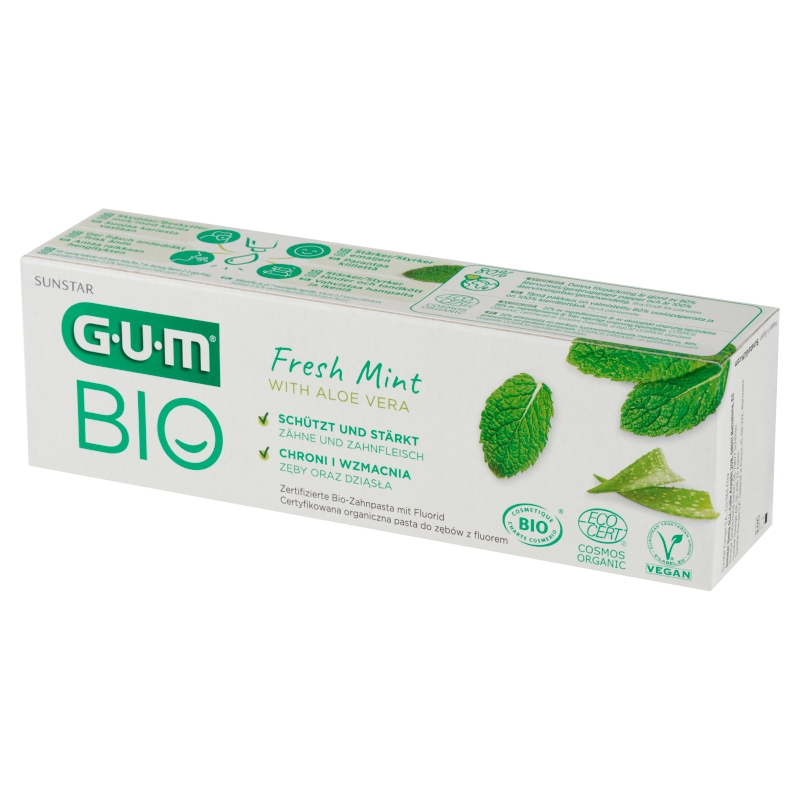 SUNSTAR GUM Bio, pasta do zębów mięta, 75 ml