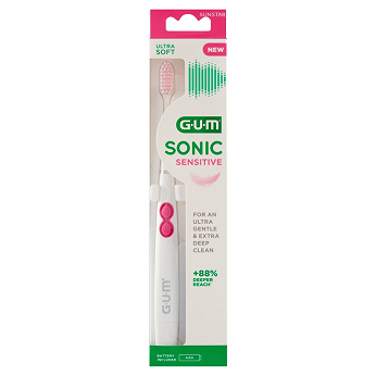 Sunstar Gum Sonic Sensitive, szczoteczka soniczna, 1 szt.