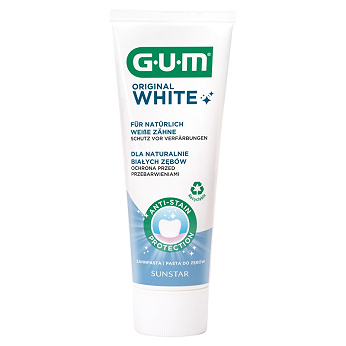 Sunstar Gum Oryginal White, pasta do zębów wybielająca, 75 ml