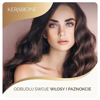 Kerabione , kapsułki ze składnikami wzmacniającymi włosy i paznokcie, 60 szt.
