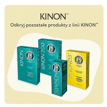 Kinon D3, tabletki z witaminami D3 i K2 wzmacniającymi kości, 30 szt.