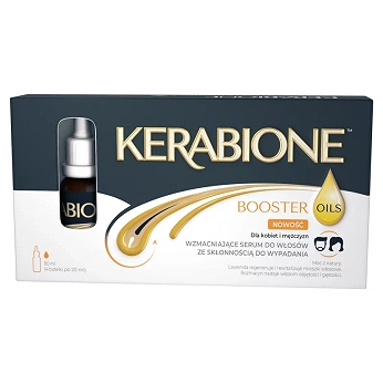 KERABIONE BOOSTER OILS, serum wzmacniające do włosów ze skłonnością do wypadania, 80 ml