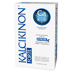Kalcikinon Forte tabletki ze składnikami wspierającymi utrzymanie mocnych kości, 60 szt.