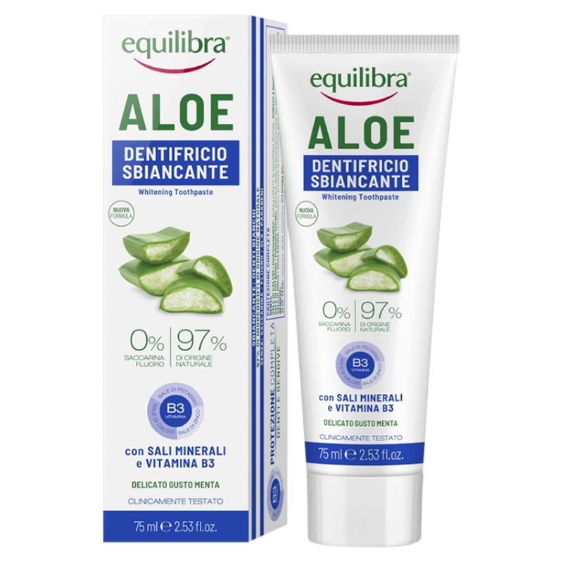 Equilibra Pasta do zębów  wybielająca, 75 ml
