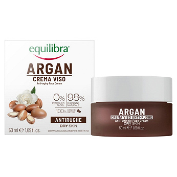 Equilibra Krem Arganowy, do skóry ze zmarszczkami, 50 ml