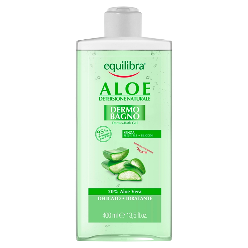 Equilibra Aloesowy Żel  do kąpieli, 400 ml