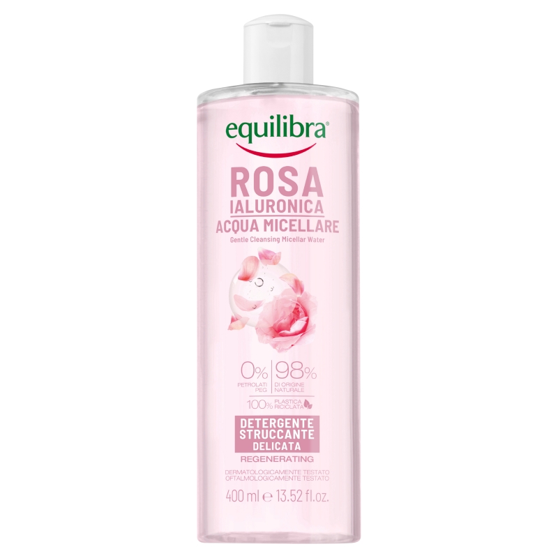 Equilibra Rosa , płyn micelarny do oczyszczania twarzy, 400 ml