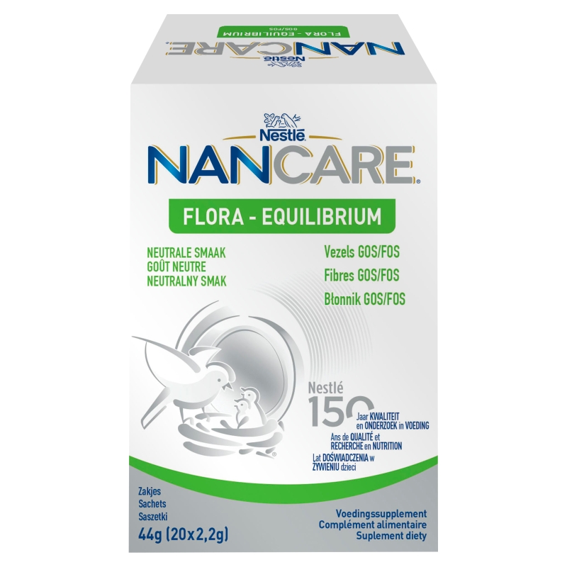 NANCARE FLORA EQUILIBRIUM  proszek z błonnikiem o neutralnym smaku, 20 sasz.