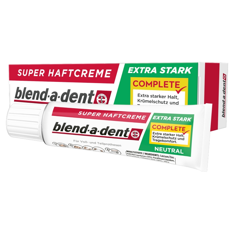 Blend-a-dent Extra Stark Neutral, klej do protez, 47 g