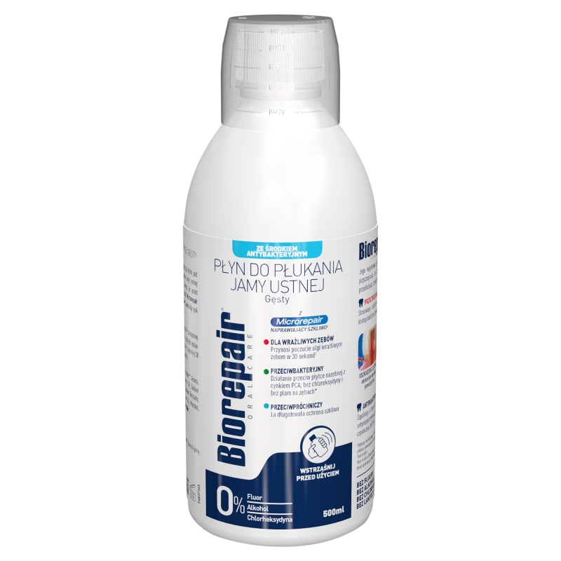 BIOREPAIR, płyn do higieny jamy ustnej, 500 ml