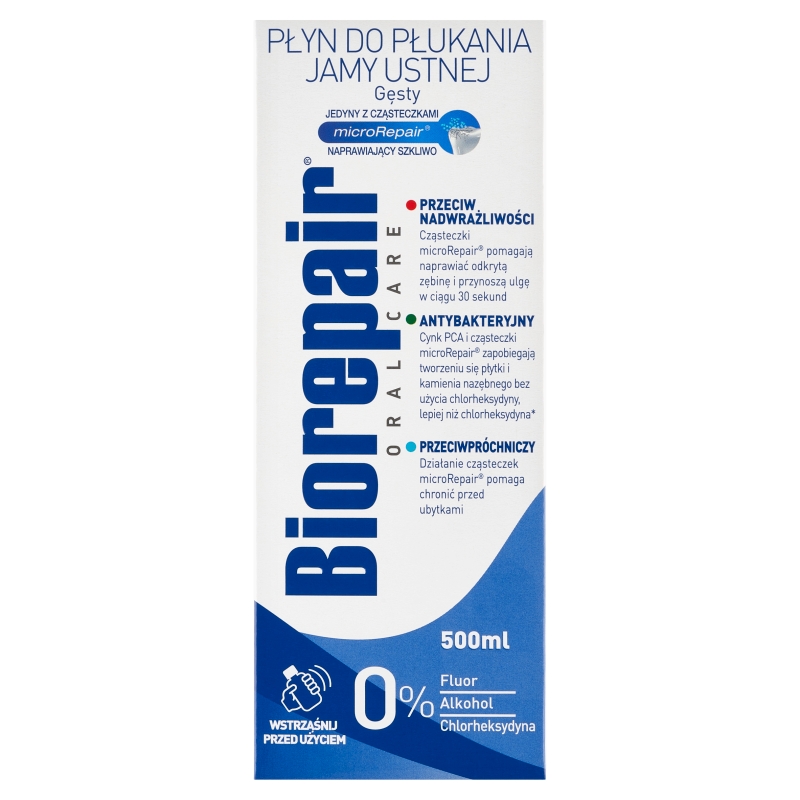 BIOREPAIR  płyn do higieny jamy ustnej, 500 ml