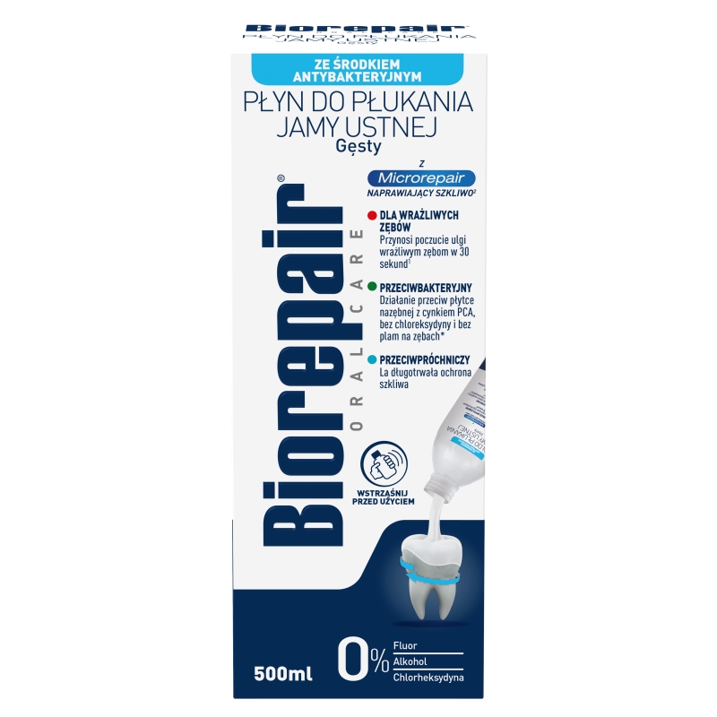 BIOREPAIR  płyn do higieny jamy ustnej, 500 ml