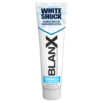 BlanX White Shock, wybielająca pasta do zębów, 75 ml