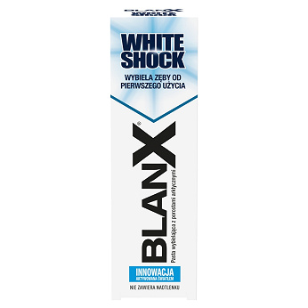 BlanX White Shock, wybielająca pasta do zębów, 75 ml