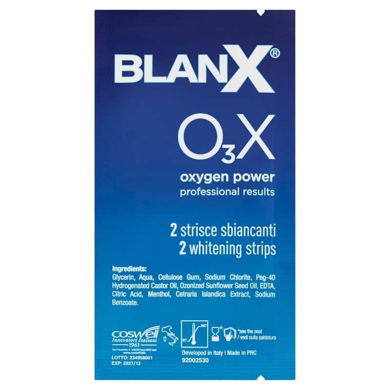 BLANX O3X, paski wybielające z aktywnym tlenem, 10 szt.