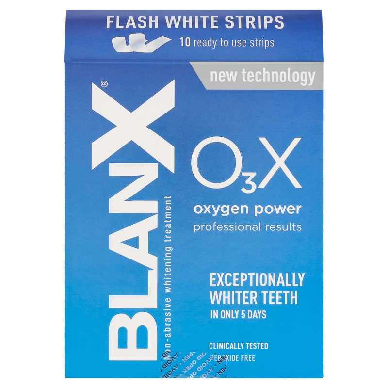 BLANX O3X paski wybielające z aktywnym tlenem, 10 szt.