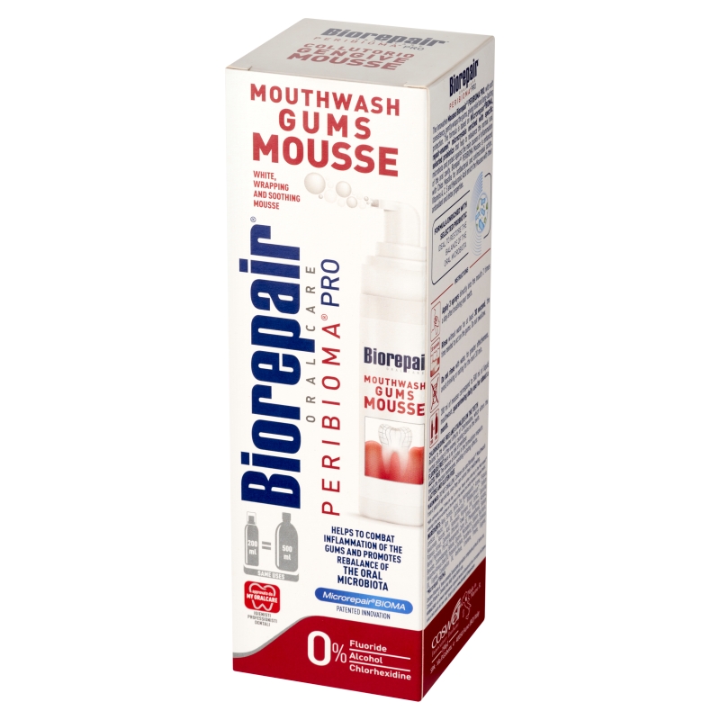 Biorepair Peribiom , pianka do higieny jamy ustnej, 200 ml