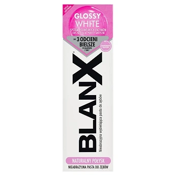 Blanx Glossy White, pasta do zębów wybielająca, 75 ml