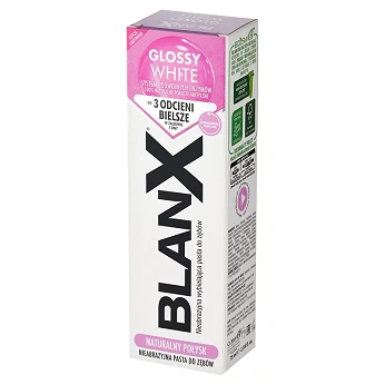 Blanx Glossy White, pasta do zębów wybielająca, 75 ml